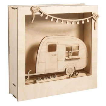 Rayher Caravan 3D Houten Kit