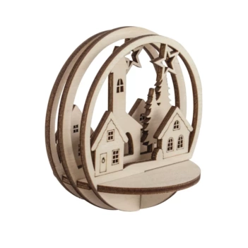 Kit 3D De Madera Pueblo de Invierno Rayher