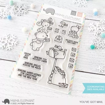 Jeu de tampons transparents You've Got Mail Mama Elephant