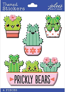 Jolee's Boutique 3D-Stickers Prickly Bears 