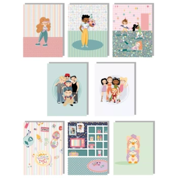 Die-cuts Recortables Televisor Retro Iriri Estudio