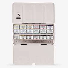 Schmincke Horadam Metallkasten 18 Aquarell-Godeten