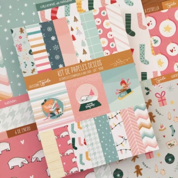 Kit Wishes Scrapbooking Tejeda Iriri Studio 15x20cm