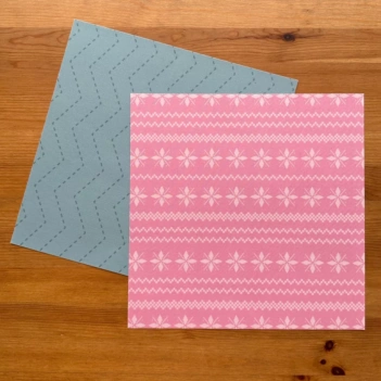 Iriri Studio Yeti Kit van 2 Inbindstoffen Winter 30x30cm