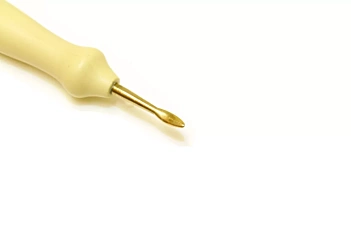 Brass burrs LAT.02 - 2,5x5,5 mm. Tool brass-blade