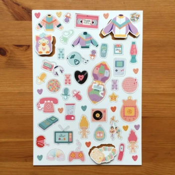Die-cuts Retro Iriri Estudio