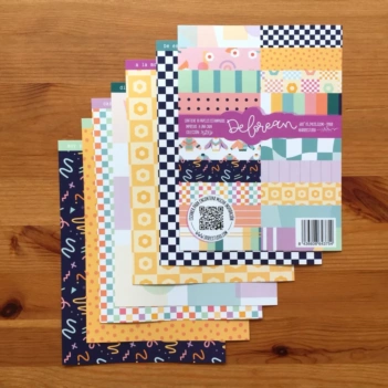 Iriri Estudio Retro Scrapbooking Set Delorean 15x20cm