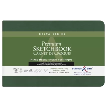 Quaderno di schizzi Tecnica mista Green Stillman & Birn 21x14m