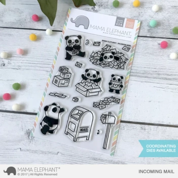 Set de sellos transparentes Iconic Letters Mama Elephant