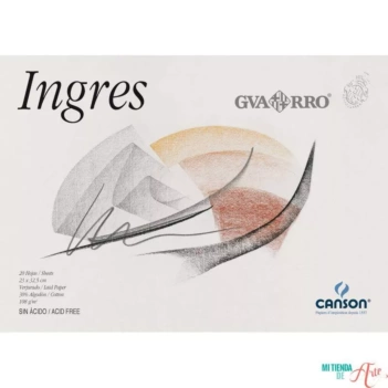 Bloc Ingres 108gr / m2 przyklejony na bok.