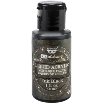 Pintura acrílica líquida Finnabair Ink Black