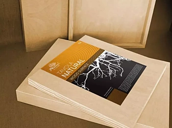 Tabuleiro de madeira Natural Phoenix 30x30cm