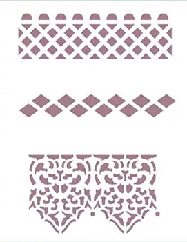 Modello di stencil (15x21 cm) K-139