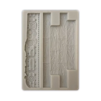 Molde de silicone Madeira e Mecanismos Songs Of The Sea Stamperia A6