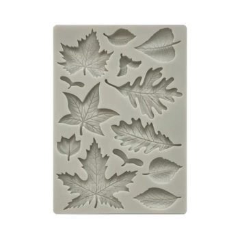 Stamperia Romantic Woodland Moule en silicone Leaves A5