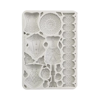 Set 8 papeles de arroz Verja Old Lace Stamperia 10x15cm