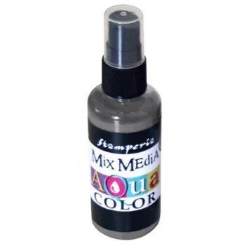 Tinta en Spray Aquacolor Graphite Stamperia 60ml