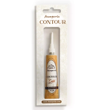 Stamperia Create Happiness Contour Liner Paint Gold 20ml