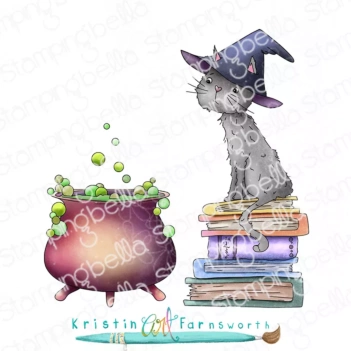 Sello Black Cat Magic Stamping Bella
