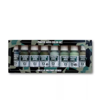Kit de pintura de modelismo Panzer Aces No.3 Vallejo