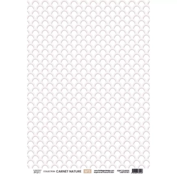 Papel vellum 04 Carnet Nature Florilèges Design A4