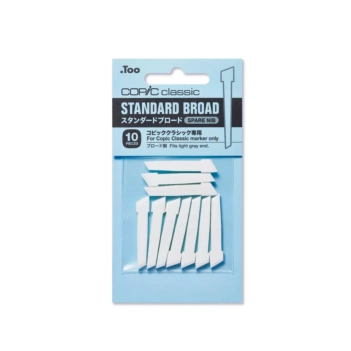 Kit de 10 pontas para marcador Copic Standard Broad