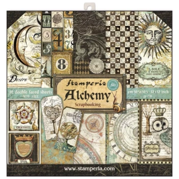 Stamperia Scrapbooking Paper Pack Alchemy 12x12”