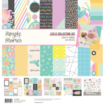 Simple Stories Crafty Things Scrapbooking Kit 30x30cm