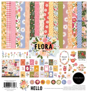 Scrapbooking Kit Flora No. 6 Carta Bella 30x30cm