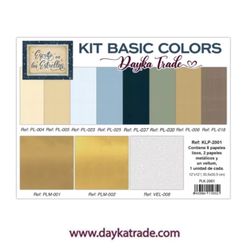 Kit plain papers Written in the Stars Dayka 30x30cm
