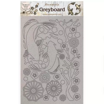 SUPER OFERTA **30%** Die-Cut de Chipboard Peixe Sir Vagabond in Japan Stamperia