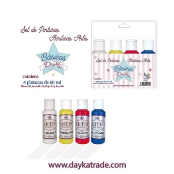 Artis Dayka Basic Acrylverf Kit
