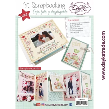 Kit de Scrapbooking Caja de Fotos Love Dayka