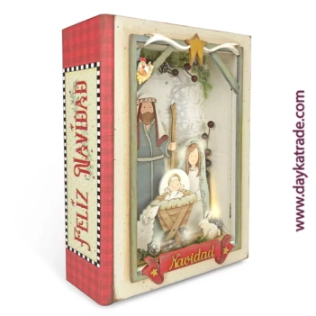 Dayka DIY Kit Nativity in Volume Book Box Kit