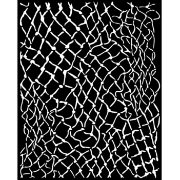 Schablone für Fischernetze, Lieder des Meeres, Stamperia, 20 x 25 cm