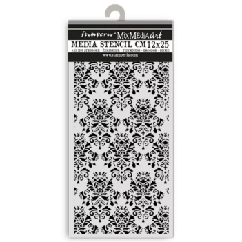 Plantilla de stencil Carta Romantic Golden Harmony Stamperia 15x25cm