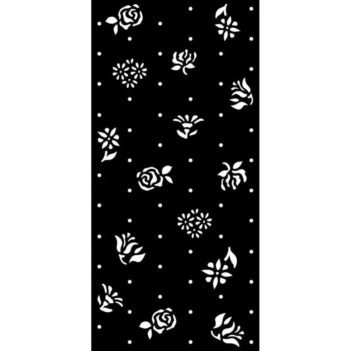 Rose Buds Stencil Template Romantic Garden of Promises Stamperia 12x25cm
