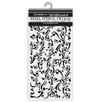 Plantilla de stencil Engranajes Romantic Gear Up For Christmas Stamperia