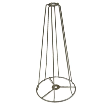 Armature en métal pour abat-jour, 27 x 15,5 cm