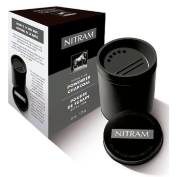 Nitram Dose mit Holzkohlepulver 175gr