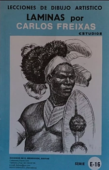 Láminas de dibujo artístico Serie Azul E16 Tipos exóticos II C Freixas Castellano