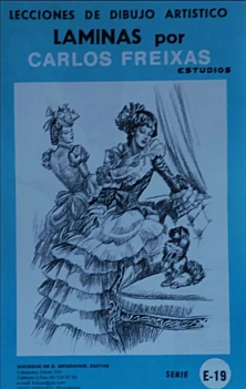 Láminas de dibujo artístico Serie Azul E19 Época romántica C Freixas Castellano