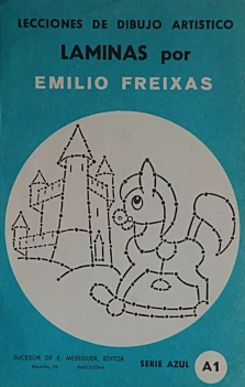 Láminas de dibujo artístico A01 Dibujo punteado E Freixas Castellano