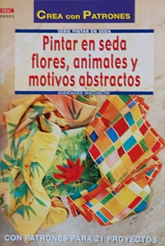 Pintar en seda flores , animales y motivos abstractos