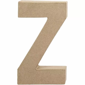 SUPER ANGEBOT **40%** Pappmaché-Buchstabe Z 20x11cm