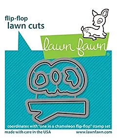 Troqueles One In A Chameleon Flip Flop Lawn Fawn