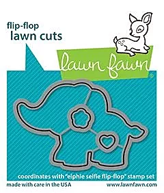 Troqueles Elphie Selfie Flip Flop Lawn Fawn