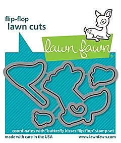 Troqueles Butterfly Kisses Flip Flop Lawn Fawn