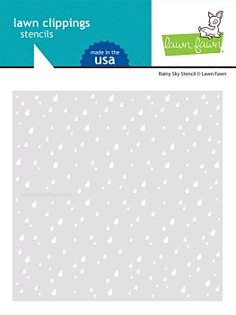 Rainy Sky Lawn Fawn stencilsjabloon