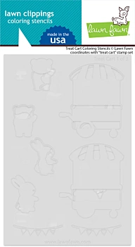 Plantilla de stencil Critters in the Desert Lawn Fawn